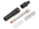 Mufă Banană 4mm Neagră 32A Izolată