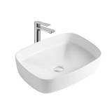 Lavoar pe Blat, Alb, Ceramica, Model LX-5665, Dimensiune 495 x 370 x 135 mm