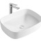 Lavoar pe Blat, Alb, Ceramica, Model LX-5665, Dimensiune 495 x 370 x 135 mm
