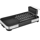 SONGMICS Uscator de vase si tacamuri, din inox, suport pentru tacamuri si sistem de scurgere, 21x45x13 cm Household NewTrend