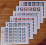 Cumpara ieftin ✅ RO 1990 LP 1234 &quot;Prelim. CM Fotbal Italia &quot;- erori multiple / serie completa in coli de 25,MNH