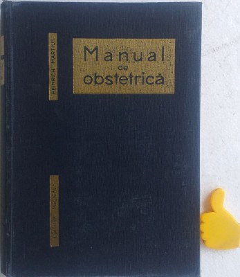 Manual de obstetrica Heinrich Martius foto