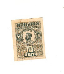 M1 - Bancnota Romania - 10 bani - emisiune 1917 foto