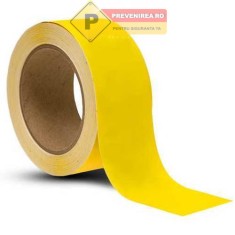 Banda galbena pentru marcare foto
