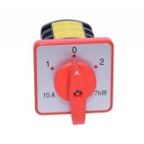 Comutator cu Came 3 Perechi elSales ELS-1017-M05, 10 A, 1,7 KW, Protectie IP42, Alb&amp;Rosu