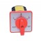 Comutator cu Came 3 Perechi elSales ELS-1017-M05, 10 A, 1,7 KW, Protectie IP42, Alb&amp;Rosu