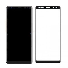 Folie de sticla 5D Samsung Galaxy Note 8, FULL GLUE Negru