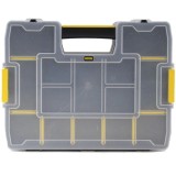 Stanley 1-97-483 - Cutie din plastic 375x67x292 mm maner transport sistem clipsare stocare supraetajata