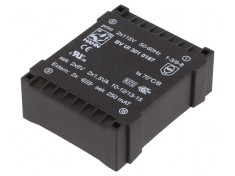 Transformator &icirc;ncapsulat 3VA 115VAC 6V 250mA PCB