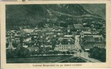 CP1872N Vederea Brașovului de pe dealul Cetățuei, carte poștală circulată Ghelar, județul Hunedoara, 1929