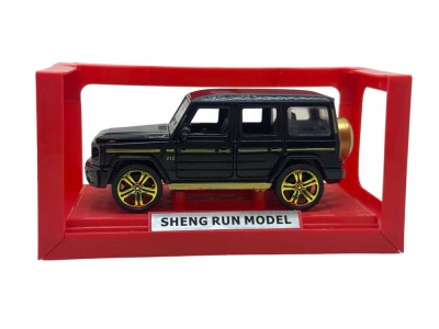 Macheta Mercedes G class negru auriu deschide usile, capotele, sunet si lumini 1/32 foto