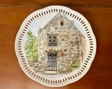 FARFURIE DECORATIVA DIN PORTELAN- PICTATA MANUAL DE CAROL RICE D21,5CM