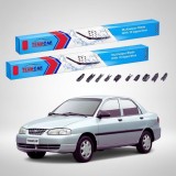 Cumpara ieftin Ștergătoare Kia Avella 1995-2001 | Set Față Flat Premium &ndash; TeamCar&reg;