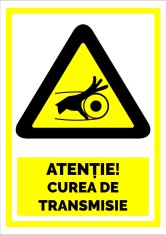 Semn pentru curea de transmisie foto