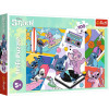 Puzzle Trefl 100 piese Stitch Amintiri, carton, multicolor, recomandat copiilor si adultilor