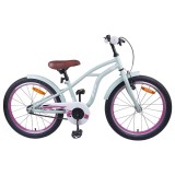 vidaXL Bicicletă pentru Copii 22 Inci pentru 7-12 ani Verde deschis 42009677