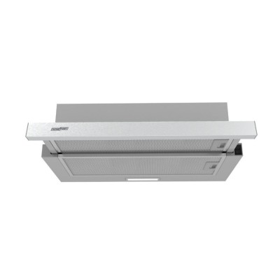 Hotă extractibilă HOMEFORT HPK611X, &amp;icirc;ncorporată, iluminare LED, 1 motor, 408 m3/h, 54-66 dB, lățime 60 cm, B foto