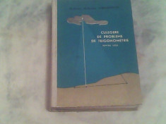 Culegere de probleme de trigonometrie pentru licee-M.Stoka,M.Raianu foto