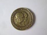 Austria medalia:Aniversarea nuntii de argint Franz Josef I si Elisabeth 1879,diametrul:28 mm, Europa