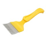 Furculita descapacit din Inox cu maner din plastic, 215 mm