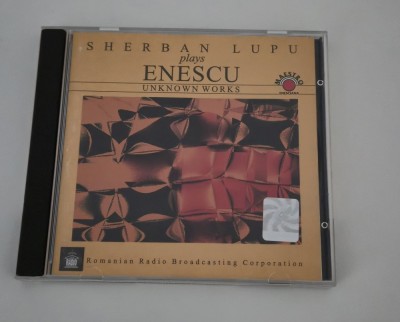 Cd Audio Sherban Lupu vioara George Enescu opere necunoscute foto
