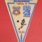 Fanion meci fotbal STEAUA Bucuresti - IFK GOTEBORG (CCE 15.03.1989)
