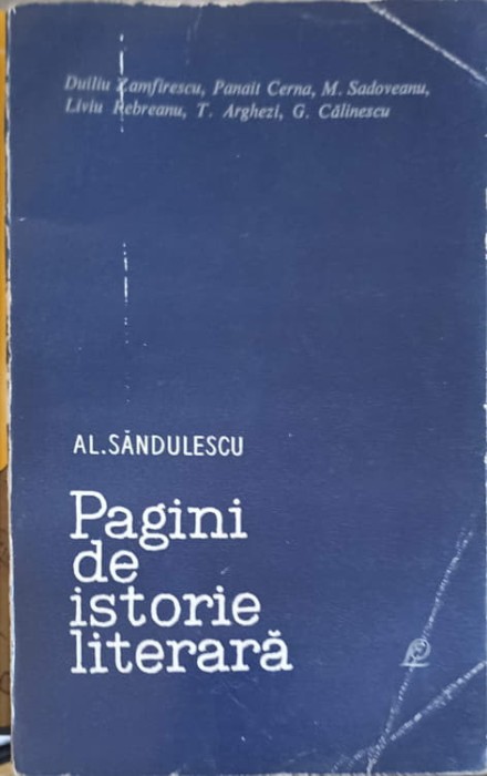 PAGINI DE ISTORIE LITERARA-AL. SANDULESCU-253380