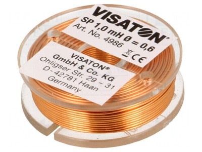 Bobină Inductor 1mH 1,3&amp;Omega; 37mm 12mm 0,6mm foto