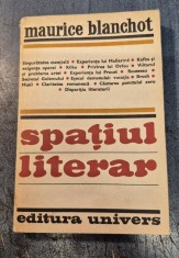 Spatiul literar Maurice Blanchot foto