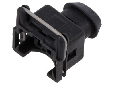 Conector Automotive JPT Mamă 2-Pin Negru foto
