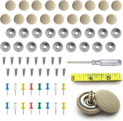 Set 70 capse de reparare a acoperisului auto, Compatibil cu BMW/VW/Audi/Opel, Bej foto