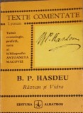 RAZVAN SI VIDRA, TEXTE COMENTATE-BOGDAN PETRICEICU HASDEU-260718