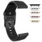 Curea hibrid piele-silicon compatibila cu Apple Watch 9|8|7|6|5|4|3|2|1 Series, 49mm|45mm|44mm|42mm, Iron Black