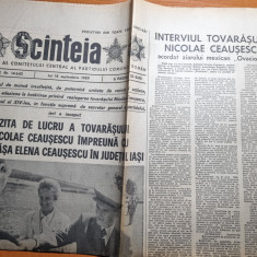 scanteia 14 septembrie 1989-ceausescu vizita la iasi,art. jud. neamt
