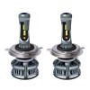 Set 2 becuri auto LED H4 12V, 6500K, 120W/set, canbus, ventilator