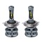 Set 2 becuri auto LED H4 12V, 6500K, 120W/set, canbus, ventilator