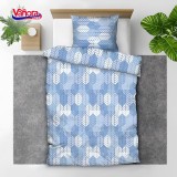 Set de pat single bumbac, 92 gsm, Arrow, Vanora