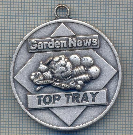 AX 146 MEDALIE -GARDEN NEWS -TOP TRAY-MAGAZINE BRITANICE PRODUSE DE GRADINA