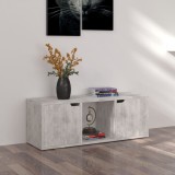 vidaXL Comodă TV, beton, 88,5x27,5x30,5 cm, PAL