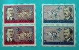 TIMBRE ROMANIA 1972 L.P.803 ANIVERSARI -AVIATIE SERIE IN PERECHE MNH, Nestampilat