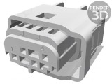 Conector Dreptunghiular MQS Mufă Mamă 4 PIN Fără Contacte, TE Connectivity