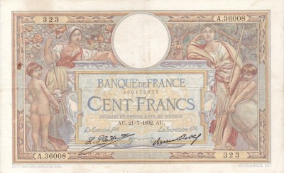 FRANTA 100 francs 21-7-1932 VF!!! foto