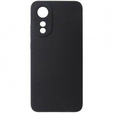 Husa spate silicon TPU Matte neagra pentru Oppo A78 4G