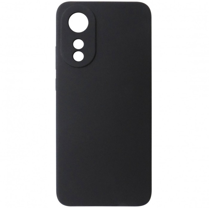 Husa spate silicon TPU Matte neagra pentru Oppo A78 4G