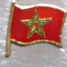 Insigna, pin - drapel Maroc