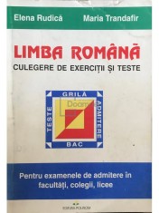 Elena Rudica - Limba romana - Culegere de exercitii si teste (Editia: 1996)