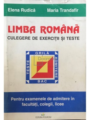 Elena Rudica - Limba romana - Culegere de exercitii si teste (Editia: 1996) foto