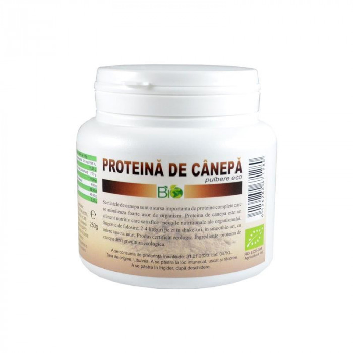Proteina din Canepa Bio 250 grame Deco Italia