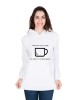 Hanorac dama alb - Cup of care - S, THEICONIC