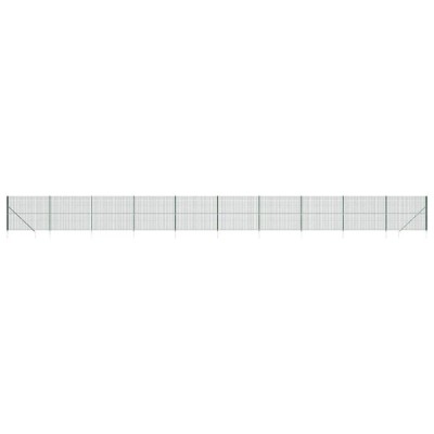Gard plasa de sarma cu tarusi de fixare, verde, 1,4x25 m foto